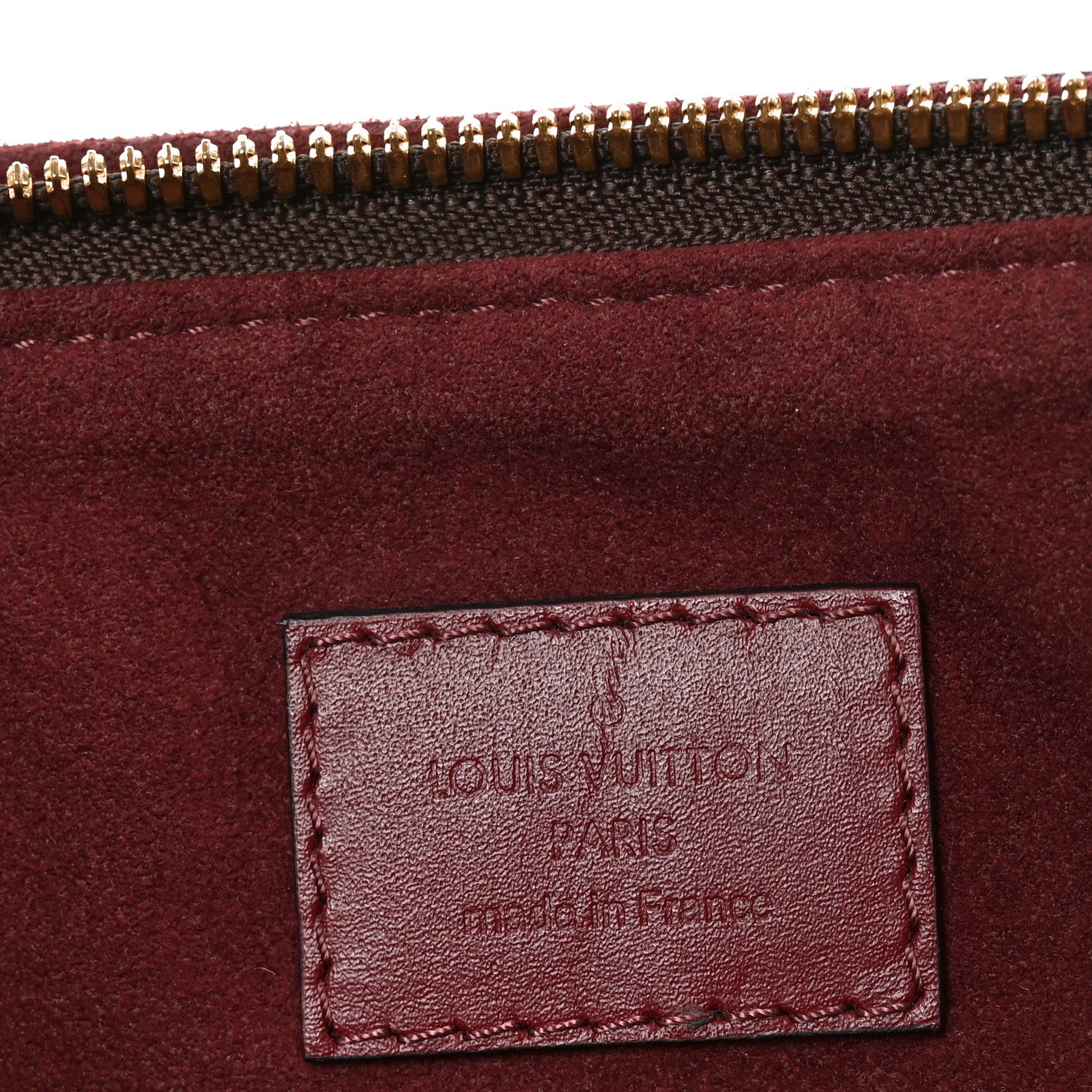 Louis Vuitton Monogram Flower Zipped Tote MM Bordeaux 6 of 9