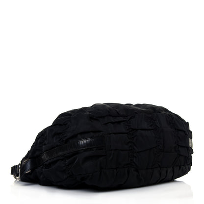 Prada Tessuto Nylon Gaufre Hobo Black 3 of 4