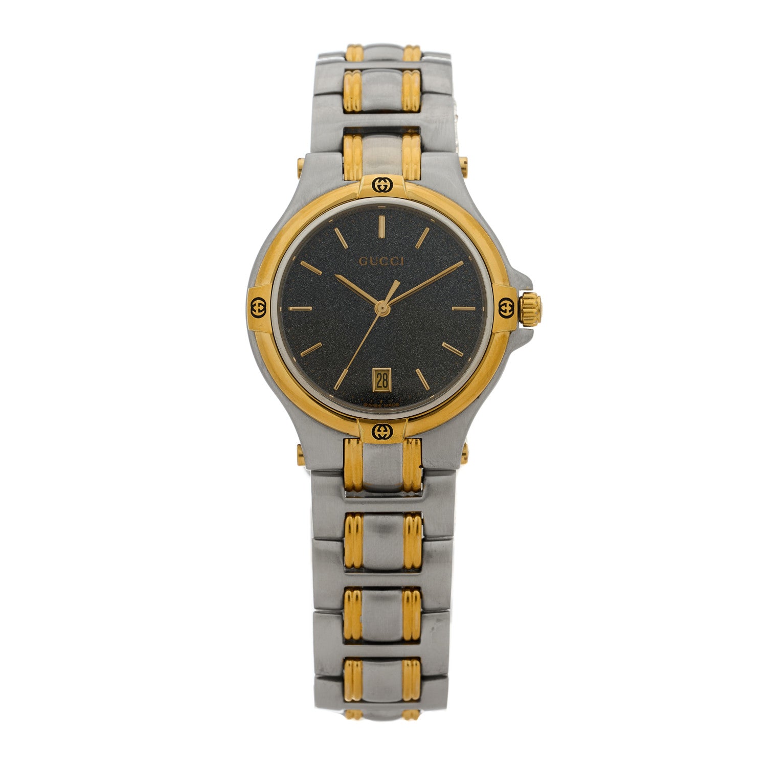 Gucci Stainless Steel 35mm 9040M Quartz Watch Black 1 of 4