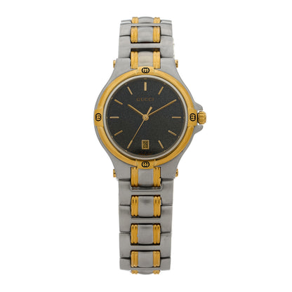 Gucci Stainless Steel 35mm 9040M Quartz Watch Black 1 of 4