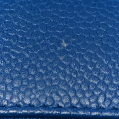 Chanel Caviar Quilted Jumbo Single Flap Blue 15 of 15