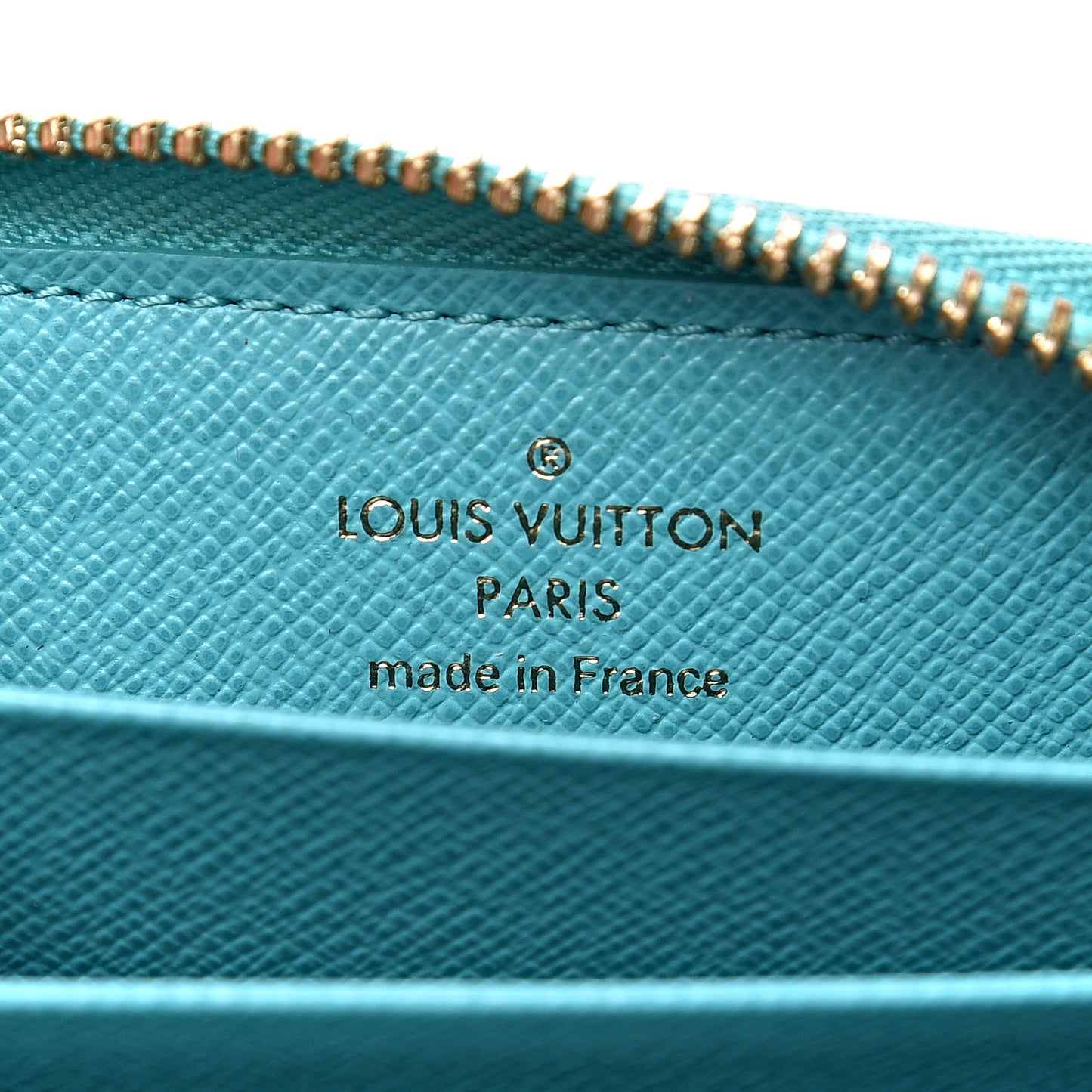 Monogram Zippy Multicartes Turquoise