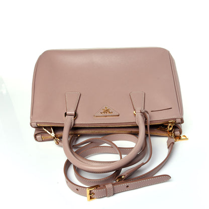 Prada Saffiano Small Galleria Double Zip Tote Cammeo 14 of 14
