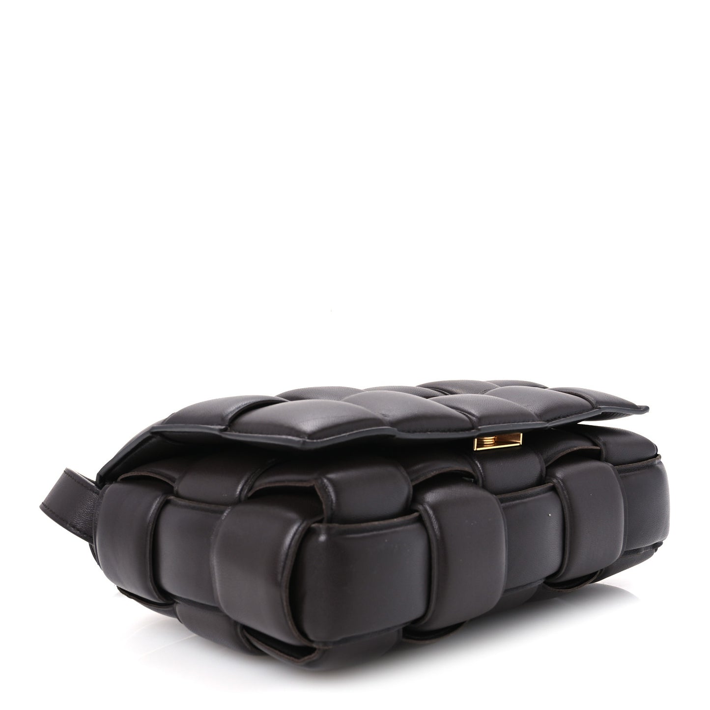 Nappa Maxi Intrecciato Padded Cassette Crossbody Bag Fondant
