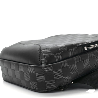Louis Vuitton Damier Infini Avenue Sling Bag Astral Silver 7 of 8