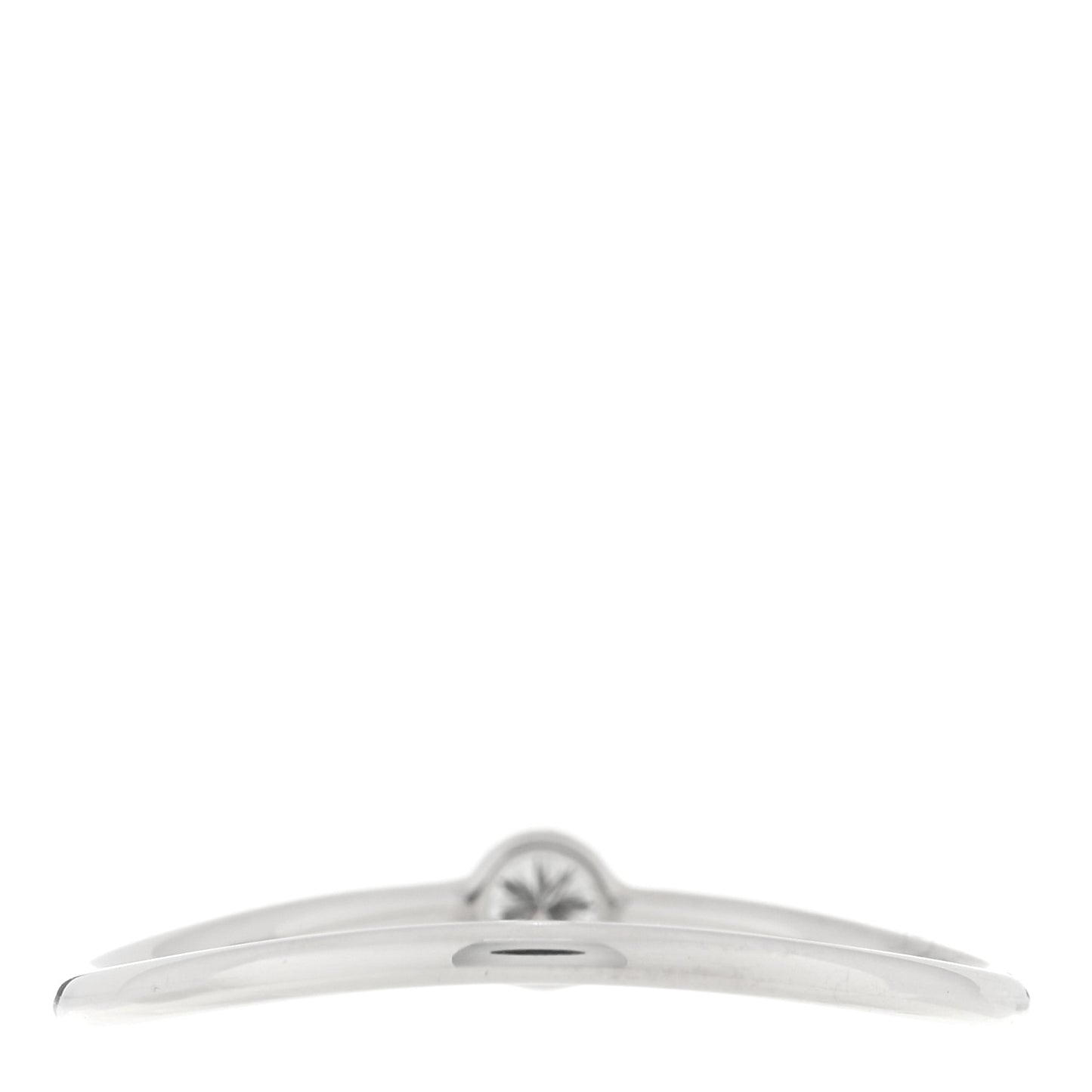 Platinum Diamond Elsa Peretti Single-Row Wave Ring 54 7