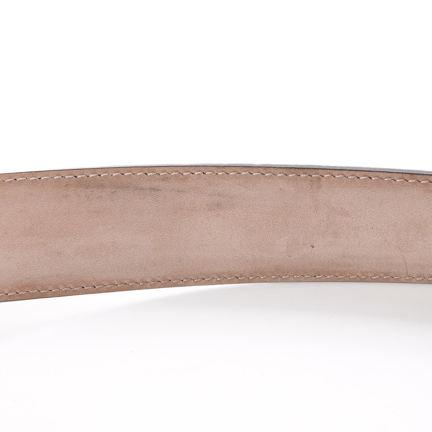 Gucci Calfskin Interlocking G 37mm Belt 80 32 Nut Brown 5 of 8