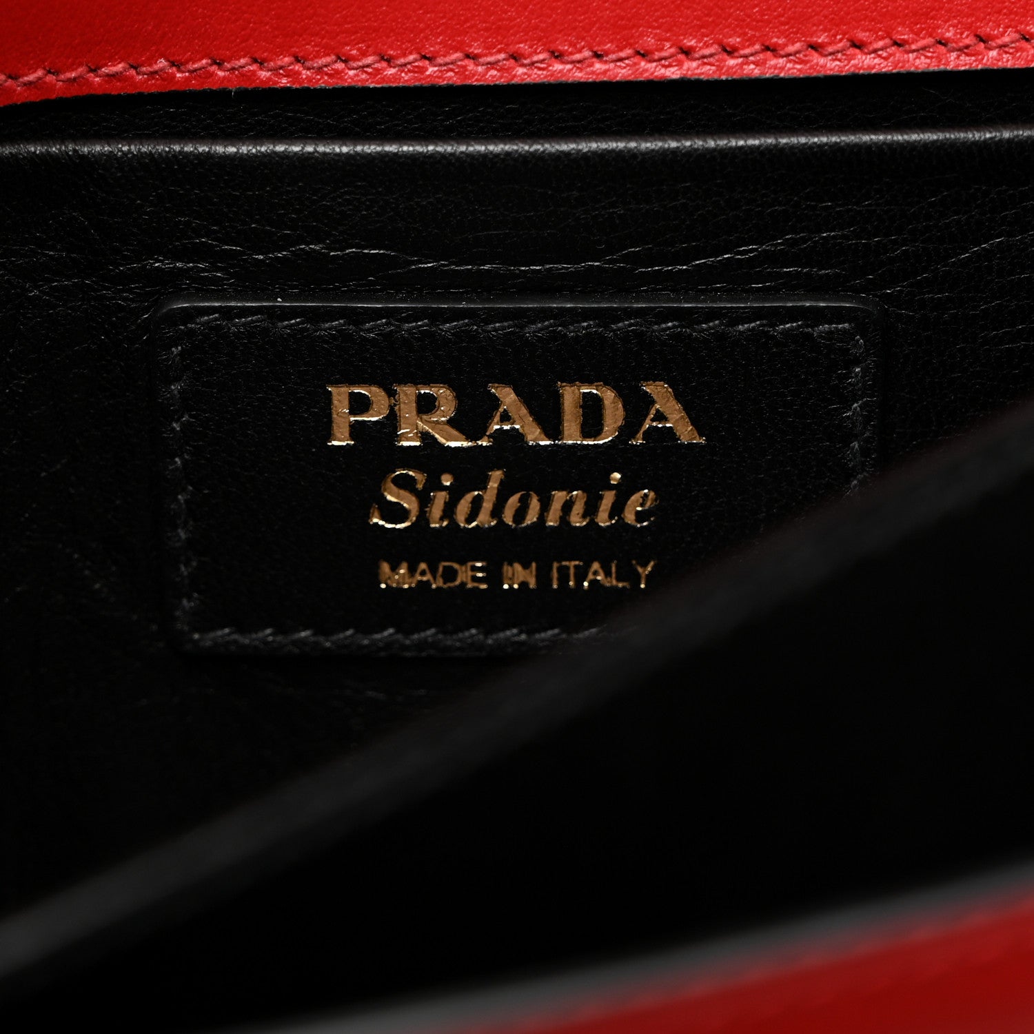 Prada City Calfskin Sidonie Small Chain Crossbody Bag Rosso 5 of 9