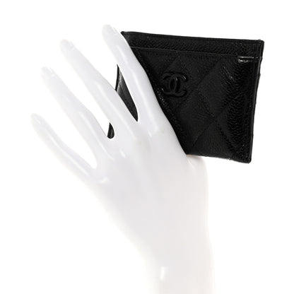 Chanel Caviar Quilted Incognito Card Holder Black 2 of 12