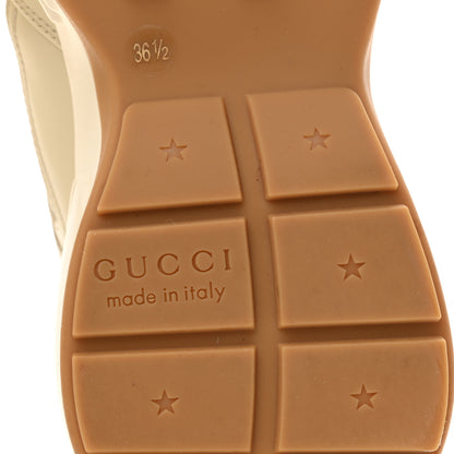 Gucci X DISNEY Calfskin Mickey Mouse Womens Rhyton Sneakers 36.5 Ivory 7 of 10