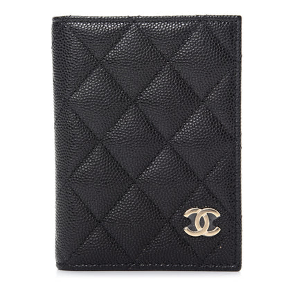 Chanel Caviar Quilted Card Holder Wallet Black 1 of 8