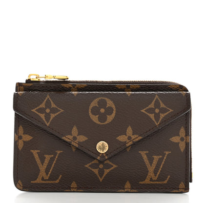 Louis Vuitton Monogram Recto Verso Card Holder Black 1 of 9