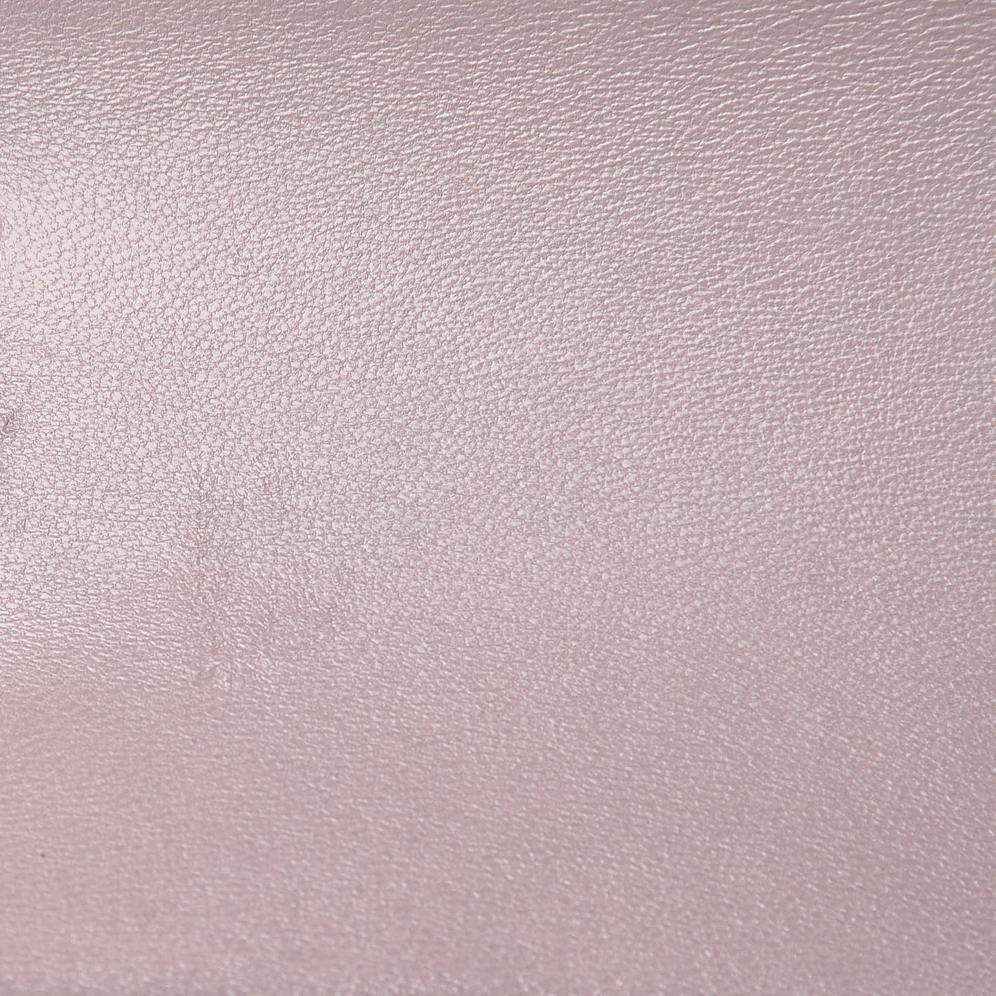 Lambskin Chevron Stitched Envelope Flap Light Grey