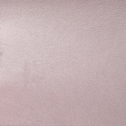Chanel Lambskin Chevron Stitched Envelope Flap Light Grey 14 of 16