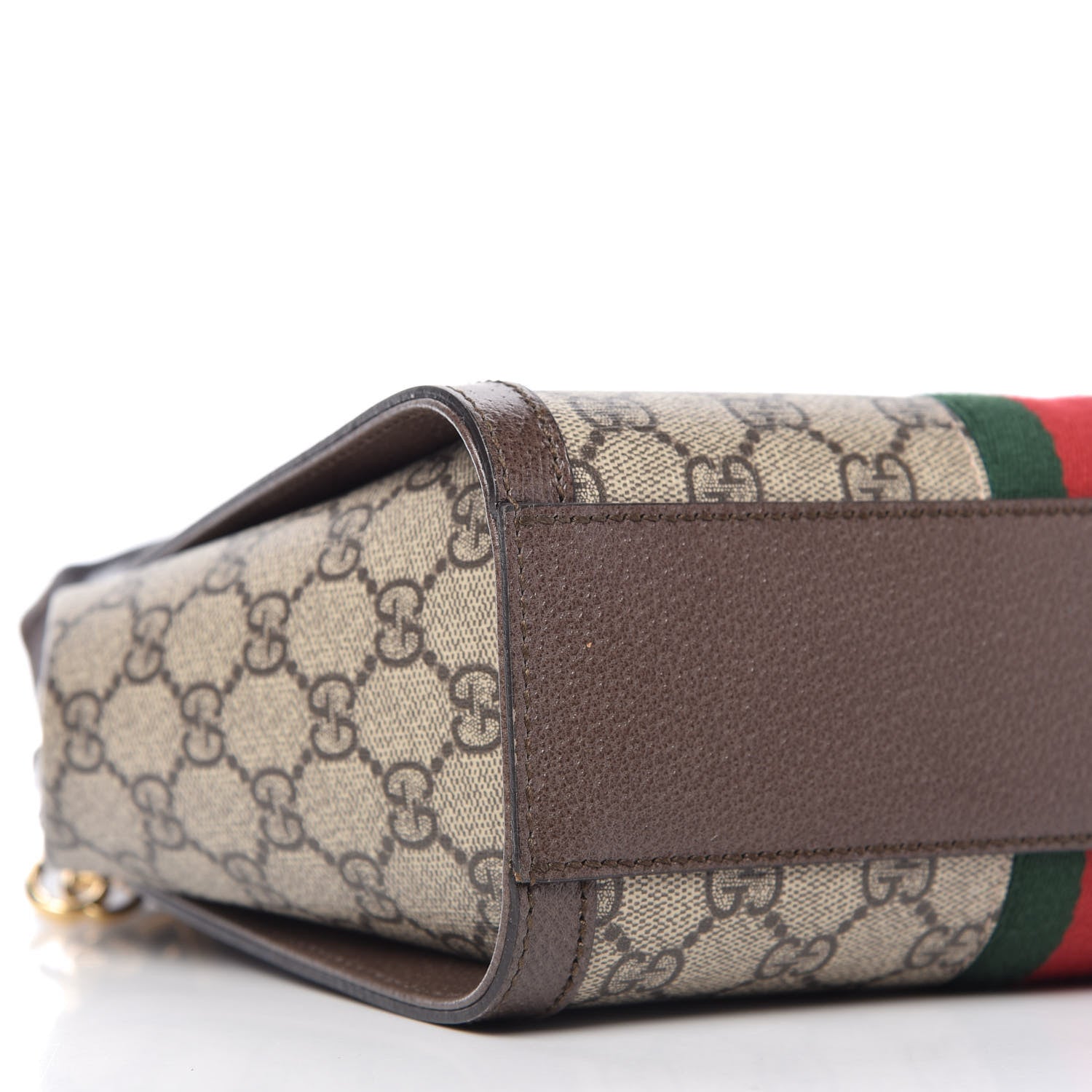 Gucci GG Supreme Monogram Small Ophidia Tote Bag Brown 6 of 10