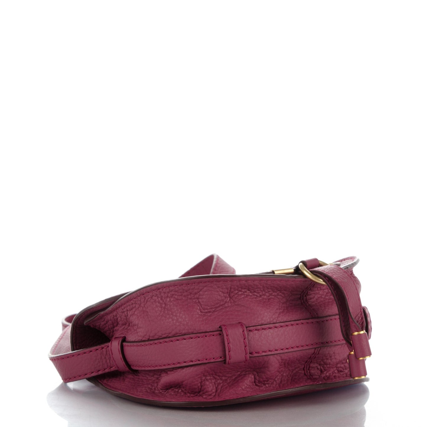 Calfskin Mini Marcie Round Crossbody Bag Dreamy Pink
