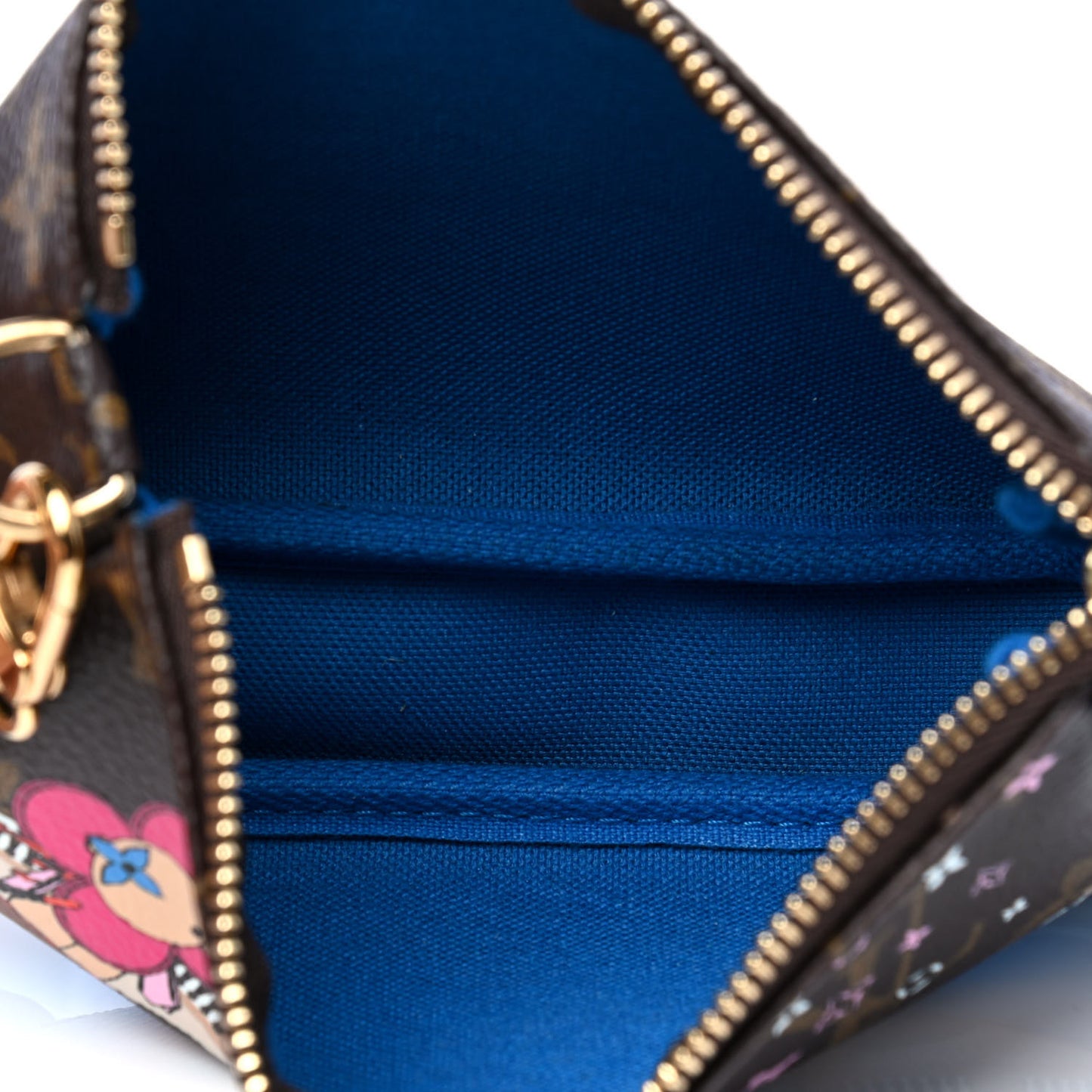 Monogram 2019 Christmas Animation Mini Venice Pochette Accessories Blue