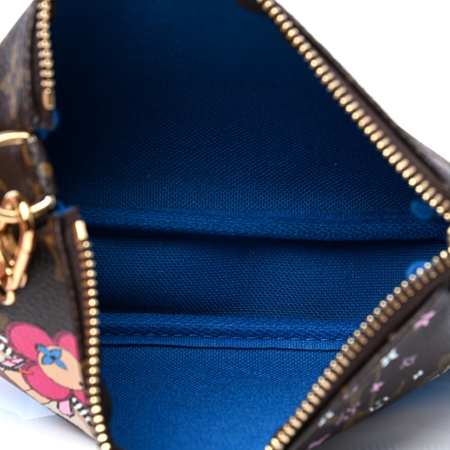 Louis Vuitton Monogram 2019 Christmas Animation Mini Venice Pochette Accessories Blue 4 of 4
