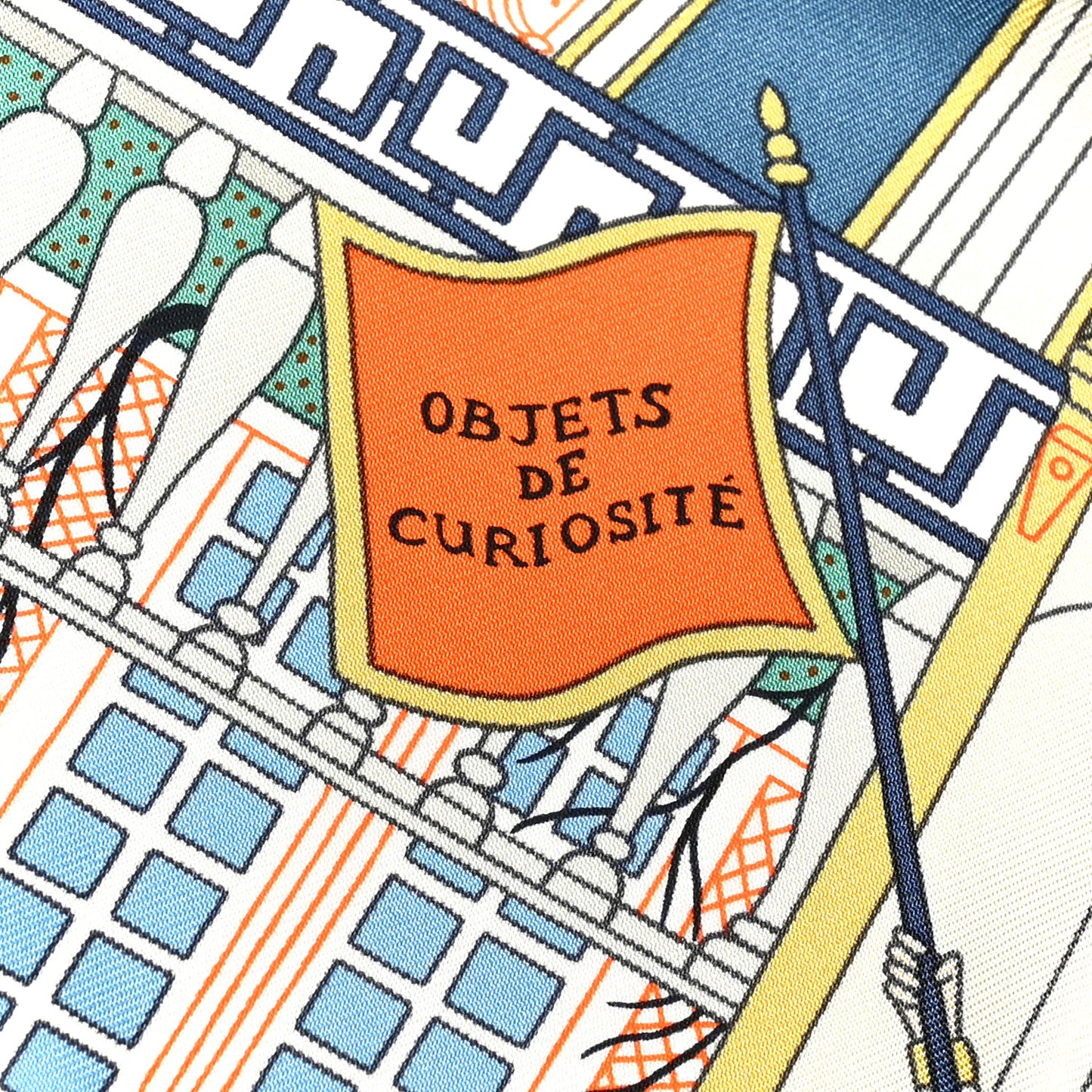 Silk Objets de Curiosite Scarf 90