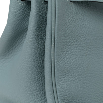 Hermes Taurillon Clemence Birkin 35 Ciel 17 of 26