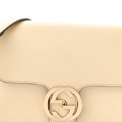 Gucci Dollar Calfskin Interlocking G Crossbody Bag Mystic White 8 of 14