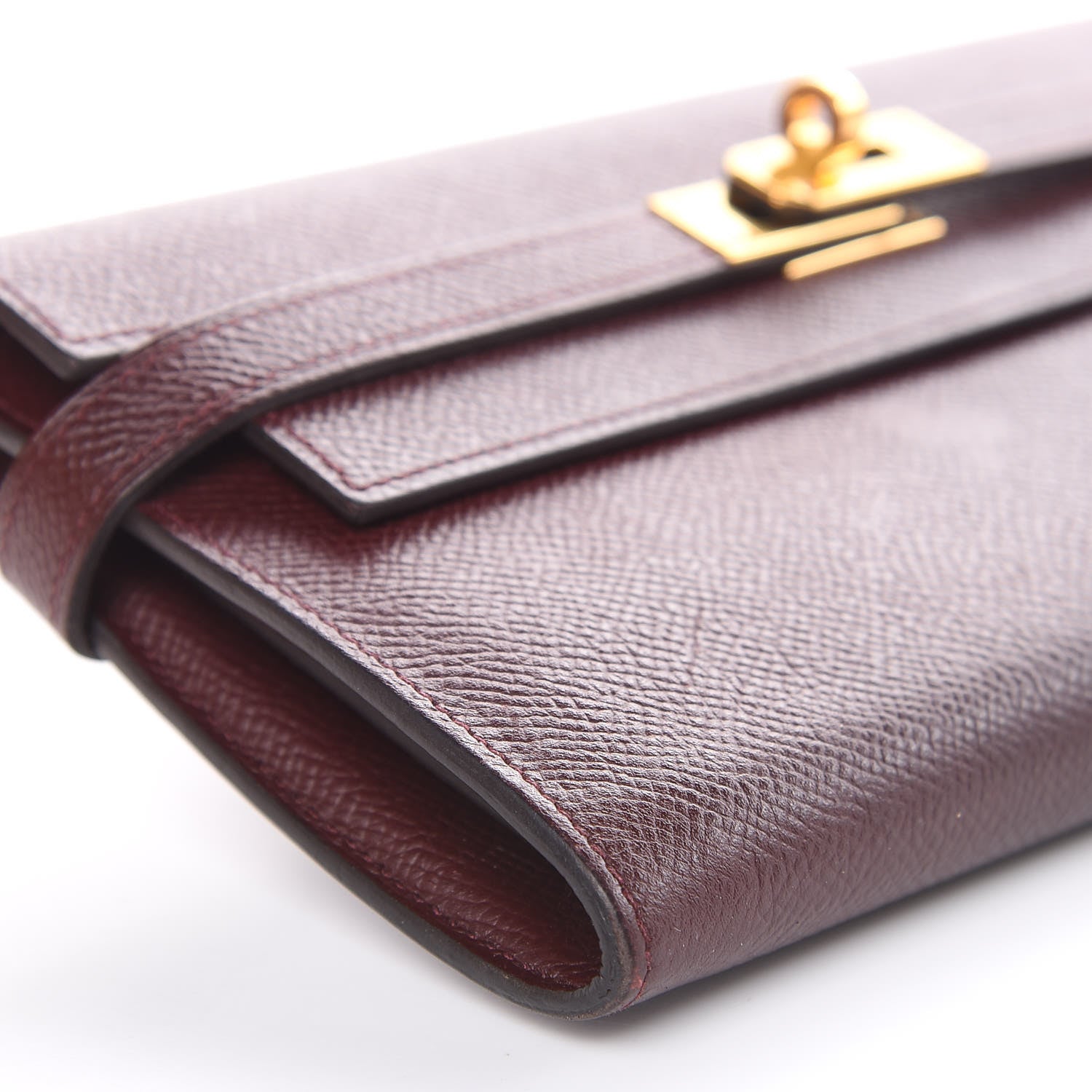 Hermes Epsom Kelly Longue Wallet Bordeaux 9 of 14