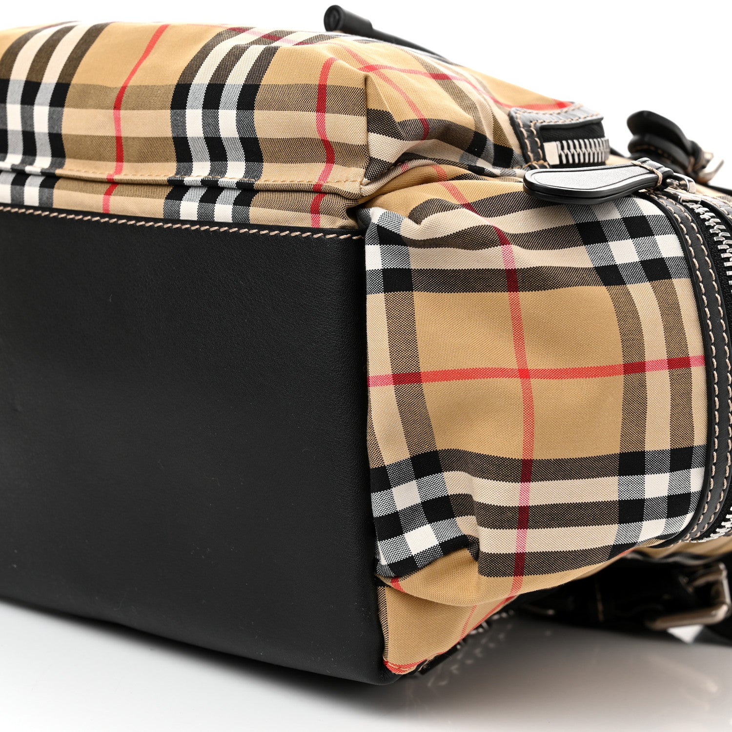 Burberry Nylon Vintage Check Medium Rucksack Backpack Antique Yellow 9 of 16