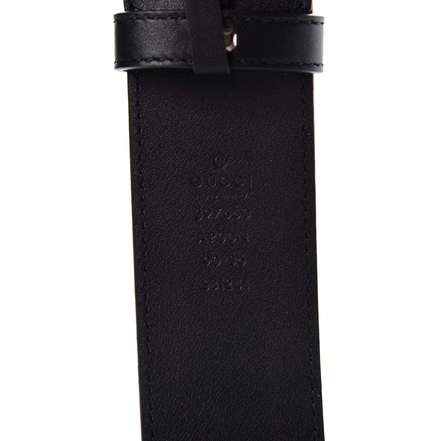 Gucci Moon Calfskin Nickel Double G 40mm Belt 90 36 Black 4 of 8