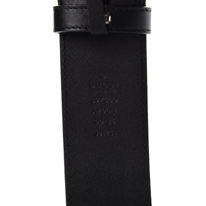 Gucci Moon Calfskin Nickel Double G 40mm Belt 90 36 Black 4 of 8