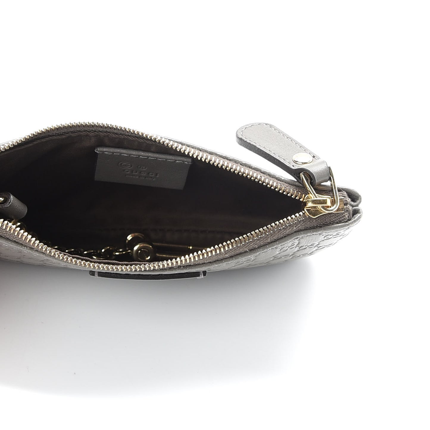 Soft Microguccissima Key Ring Coin Case Loess