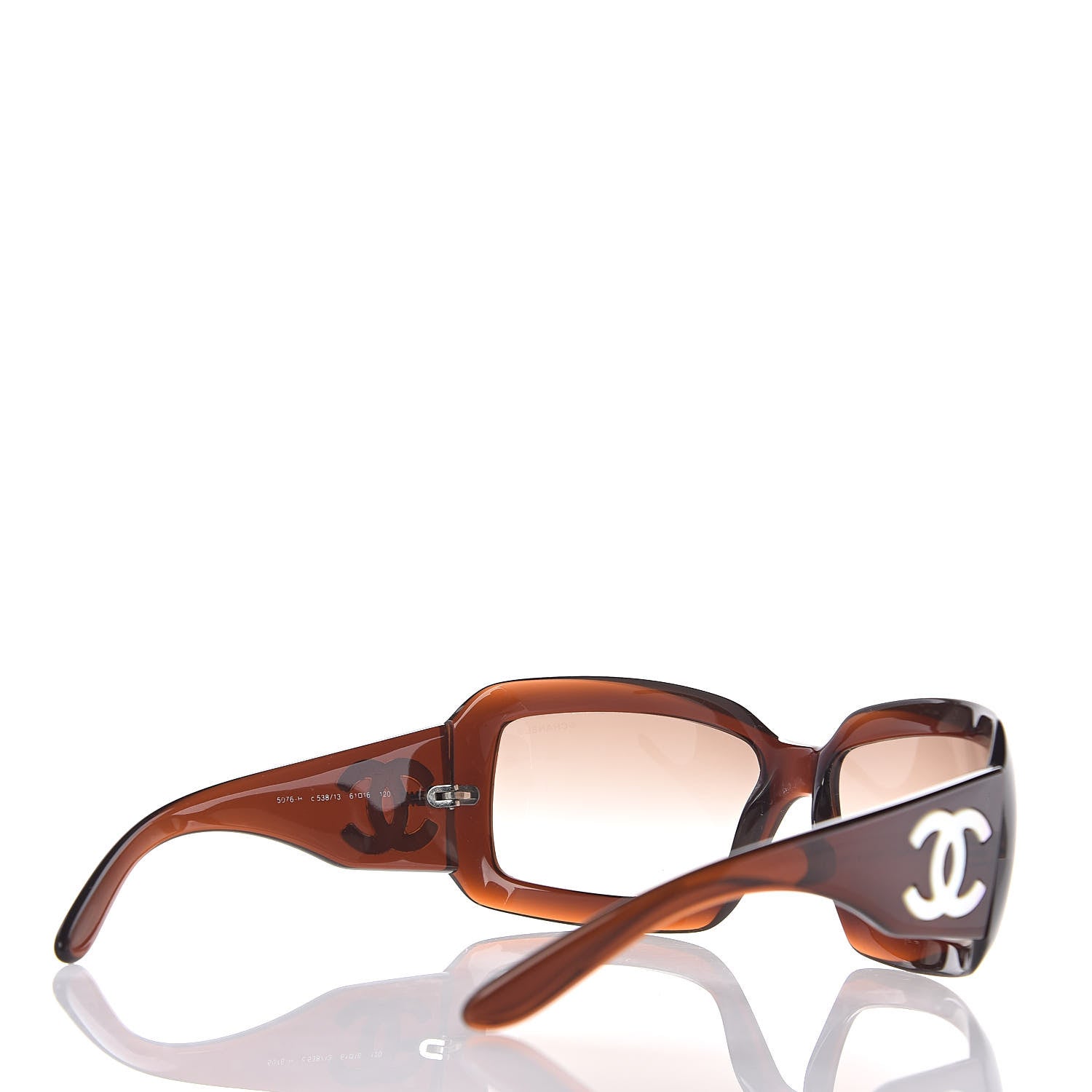 Chanel Mother of Pearl CC Sunglasses 5076-H Brown 4 of 7
