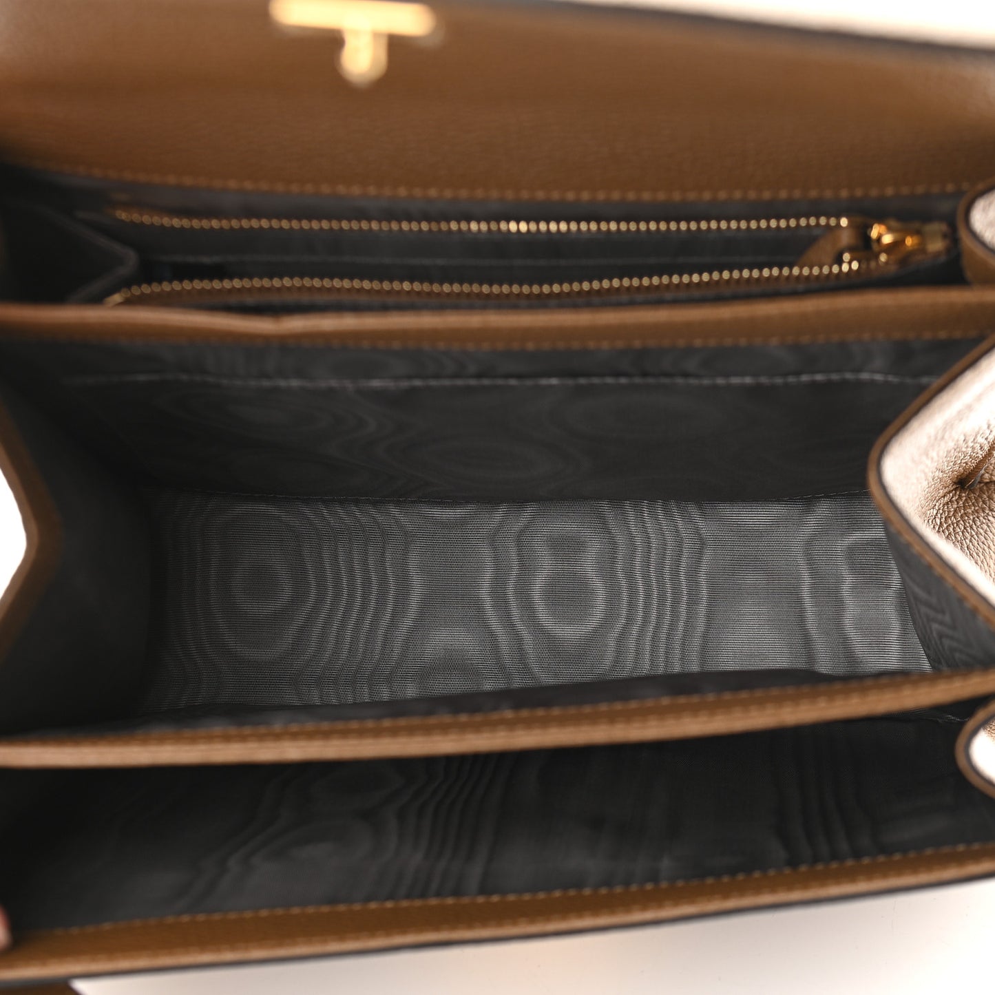 Grainy Calfskin Small Zumi Shoulder Bag Friky Taupe