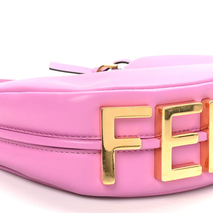 Fendi Vitello Grace Matte Mini Fendigraphy Hobo Bag Rosa 9 of 10