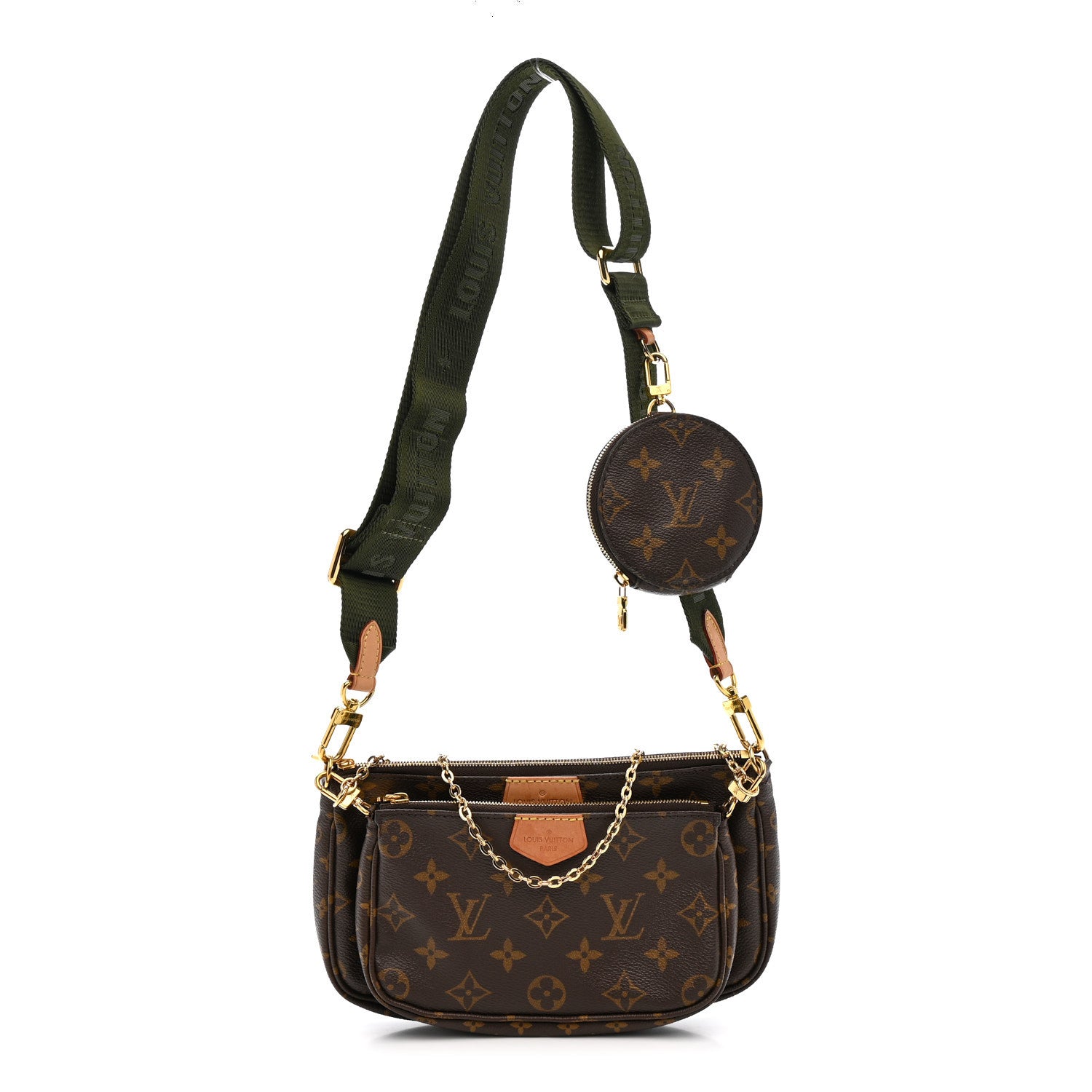 Louis Vuitton Monogram Multi Pochette Accessories Kaki 1 of 10