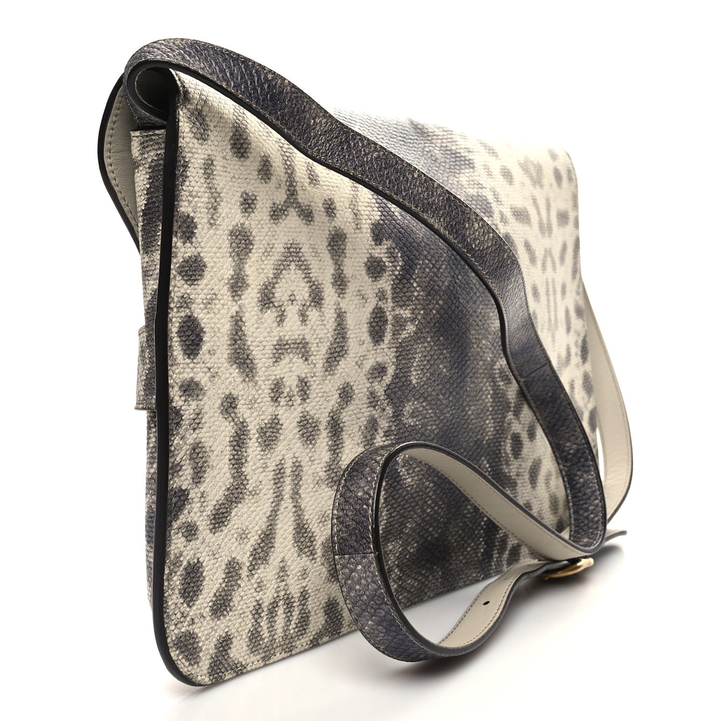 Snakeskin Bright Bit Animalier Medium Shoulder Bag Multicolor