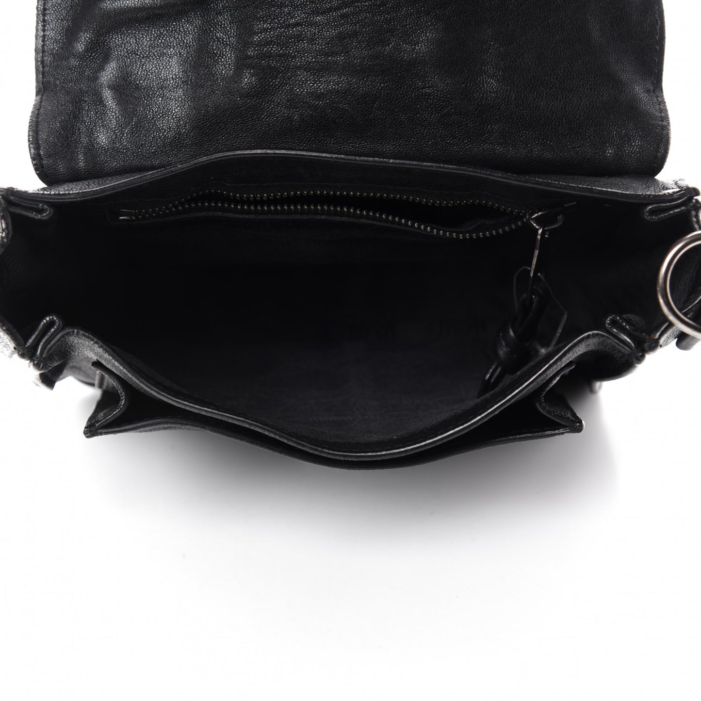 Lambskin PS1 Mini Pouch Messenger Black