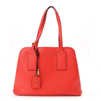 Marc Jacobs Pebbled Calfskin Editor Shopping Tote Red 1 of 12