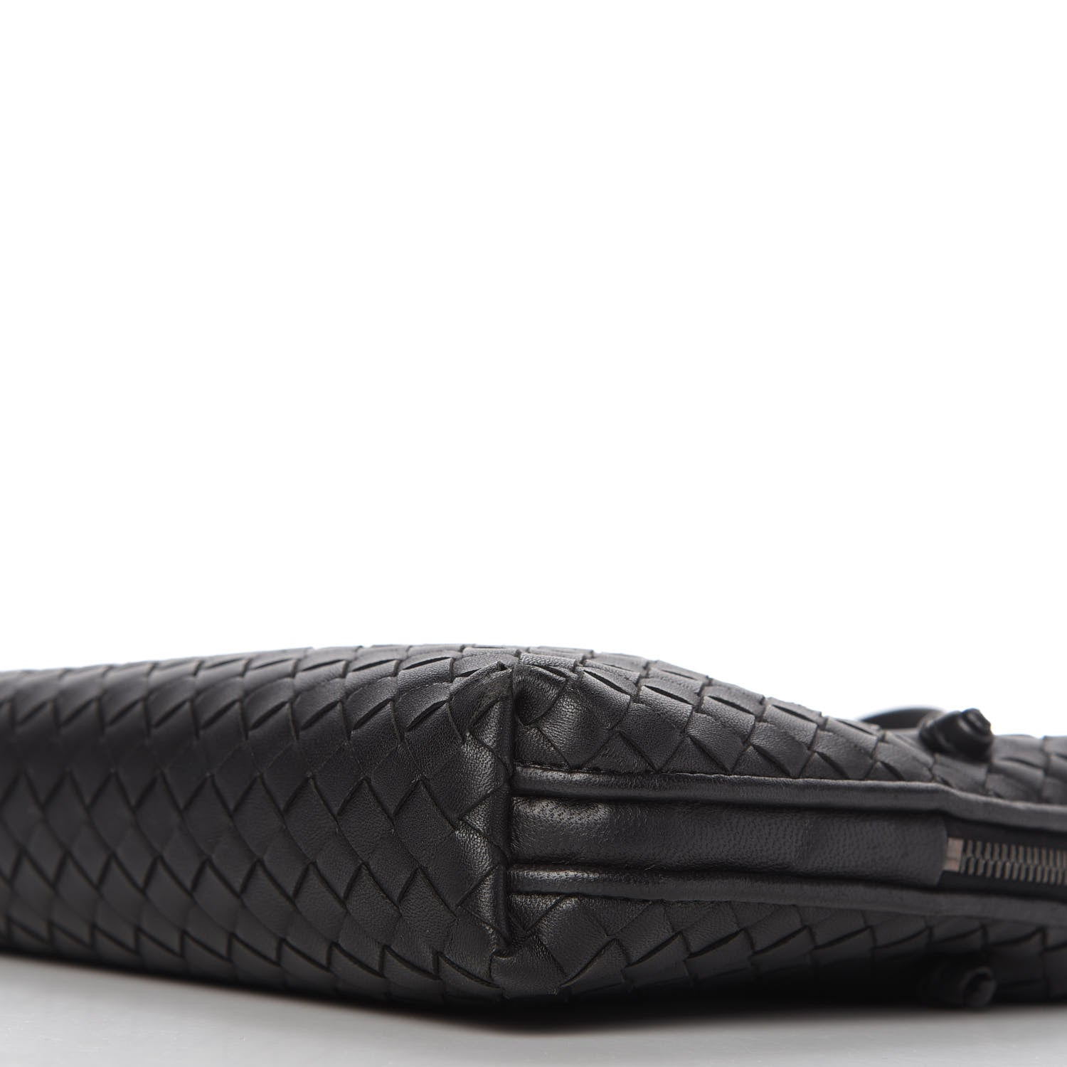 Bottega Veneta Nappa Intrecciato Nodini Crossbody Messenger Black 7 of 10