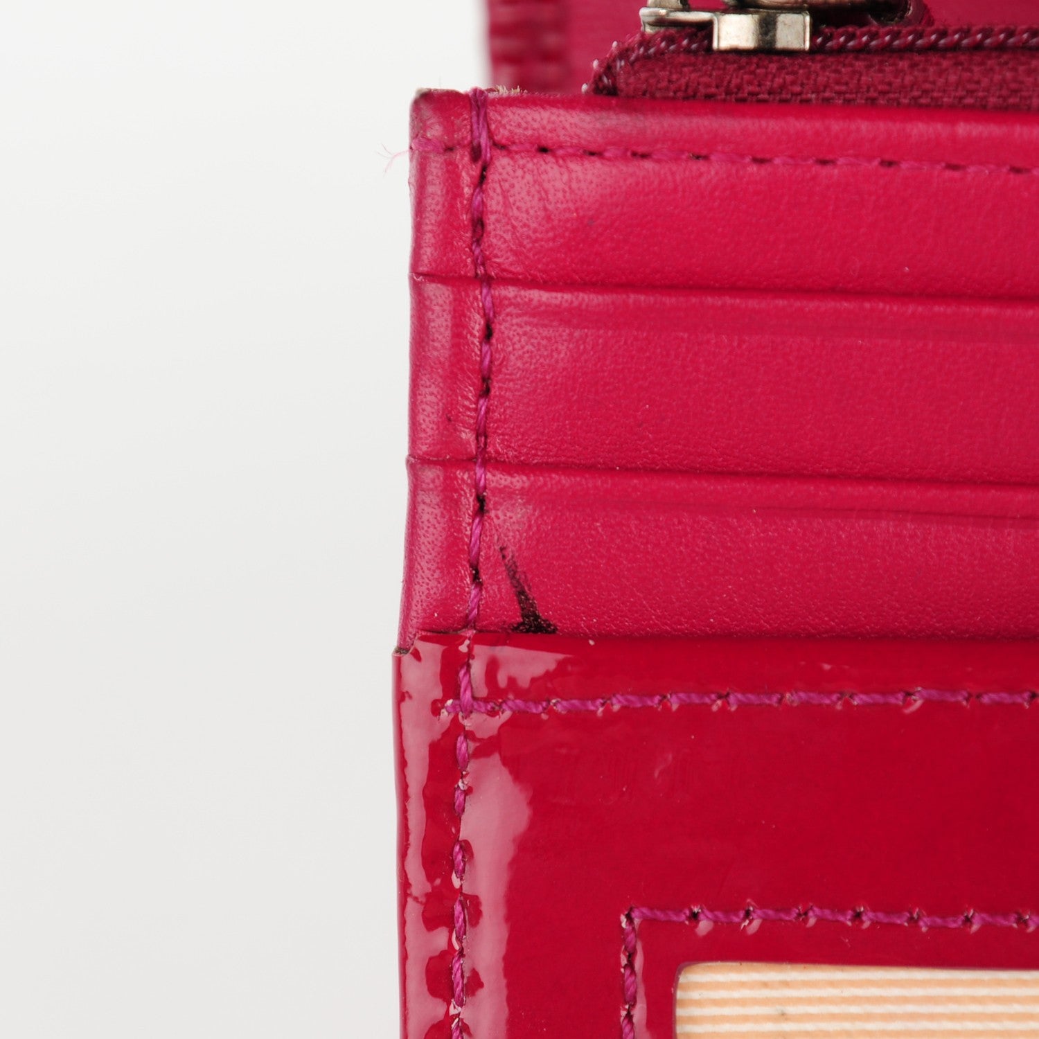 Burberry Supernova Check Penrose Continental Wallet Berry 2 of 10