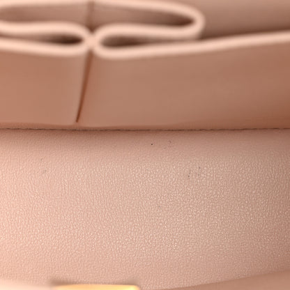 Chanel Caviar Quilted Medium Double Flap Light Beige 9 of 13