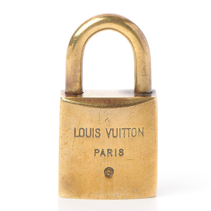 Louis Vuitton Brass Lock and 2 Keys Set #215 4 of 6