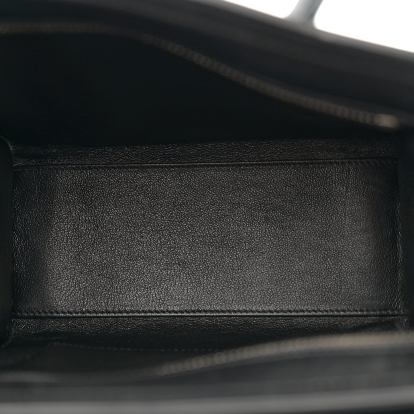 Smooth Calfskin Nano Tri-Color Luggage Turquoise