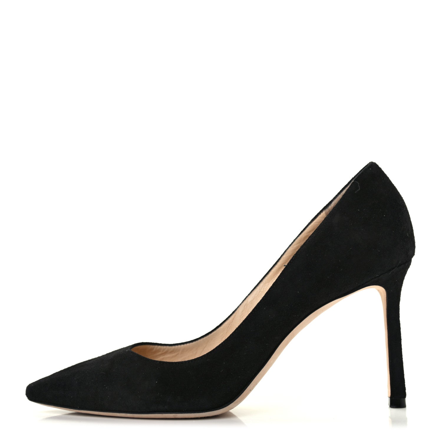 Jimmy Choo Suede Romy 85 Pumps 36.5 Black 1 of 8