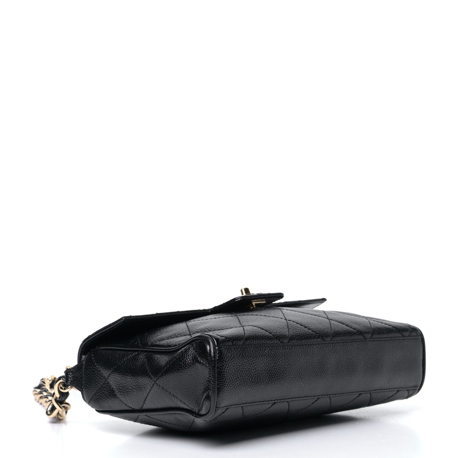 Chanel Caviar Quilted Medium Single Flap Black 4 of 5