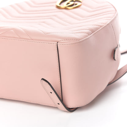 Gucci Calfskin Matelasse GG Marmont Dome Backpack Perfect Pink 10 of 10