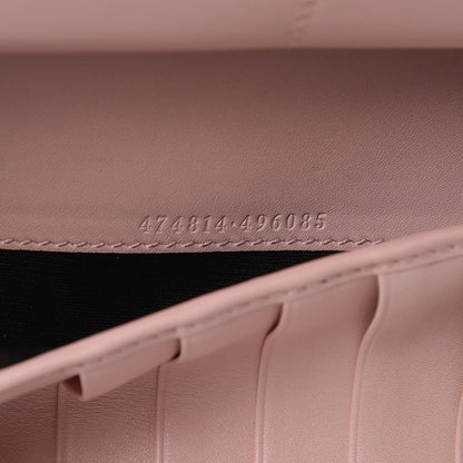 Gucci Calfskin Matelasse GG Marmont Zip Around Organizer Wallet Perfect Pink 6 of 7