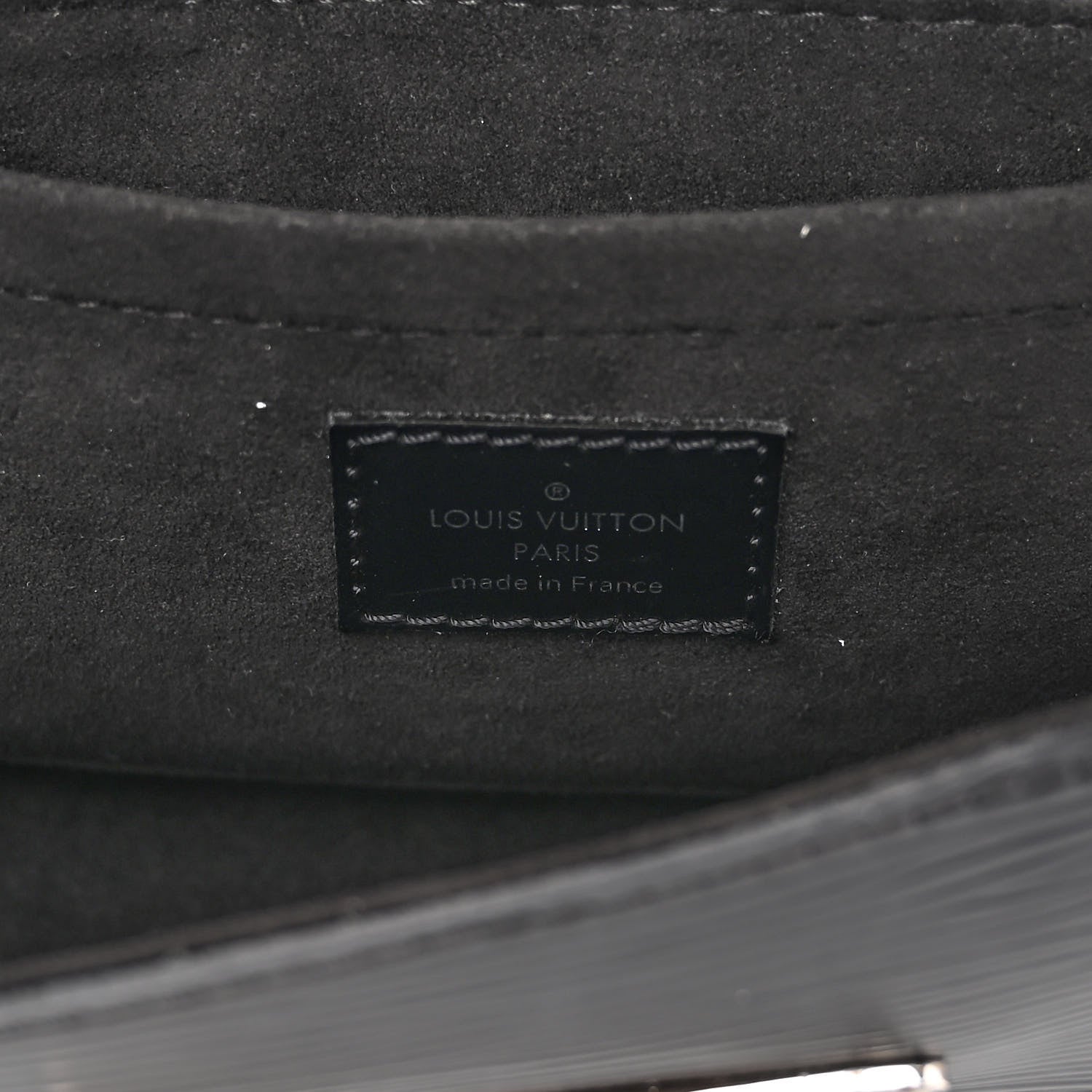 Louis Vuitton Epi Montaigne Clutch Black 6 of 9