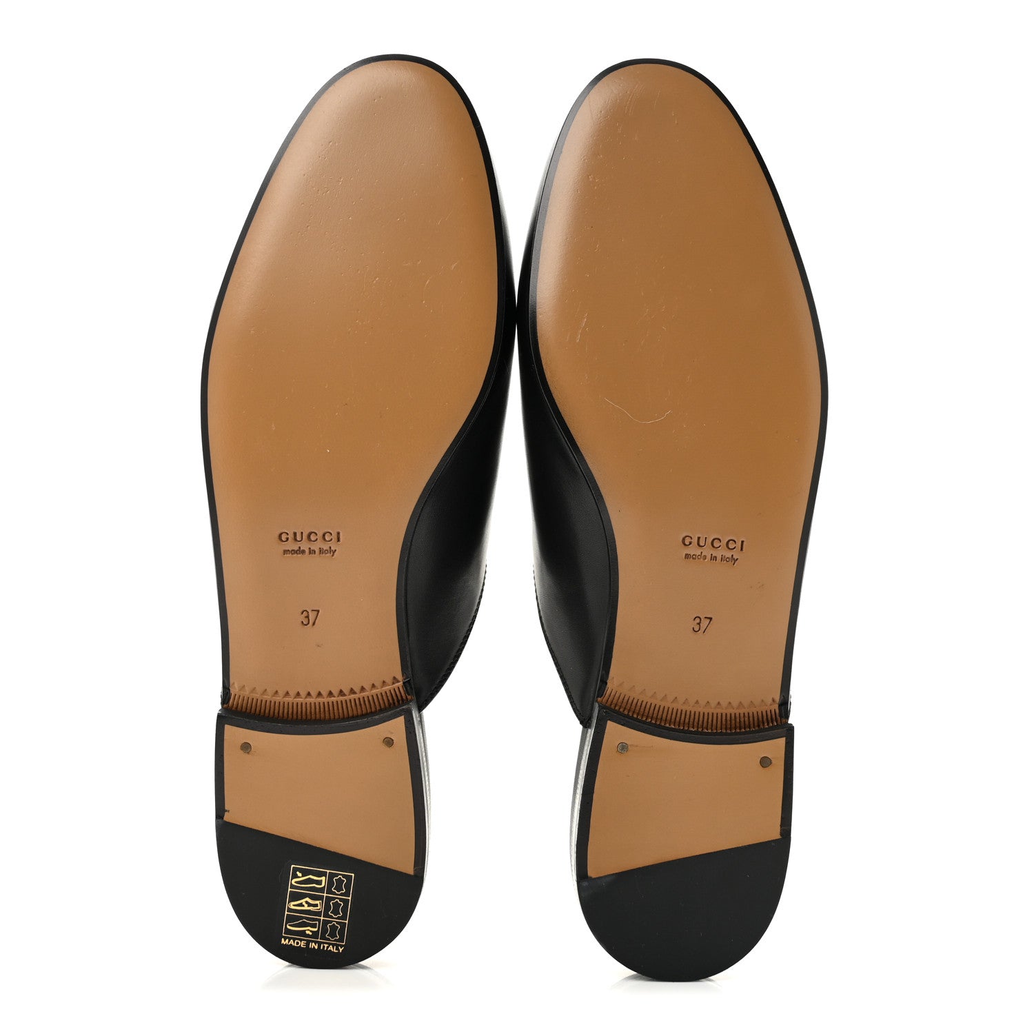 Gucci Calfskin Womens Princetown Slippers 37 Black 6 of 10