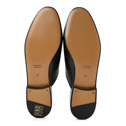 Gucci Calfskin Womens Princetown Slippers 37 Black 6 of 10