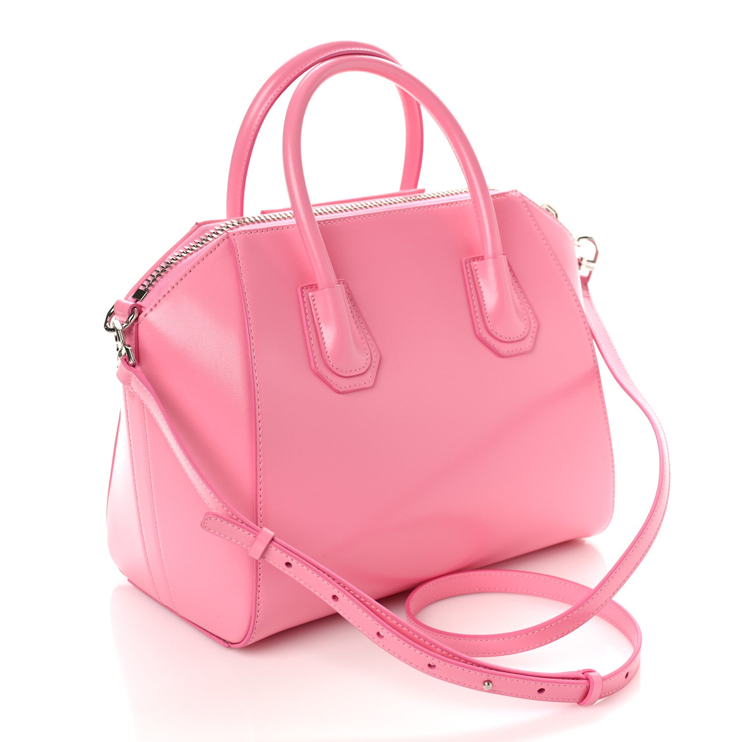 Givenchy Sugar Goatskin Small Antigona Bright Pink 3 of 9